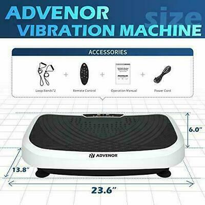 ADVENOR Vibration Plate Exercise Machine 3D Body Workout Fitness Platform #A1 
